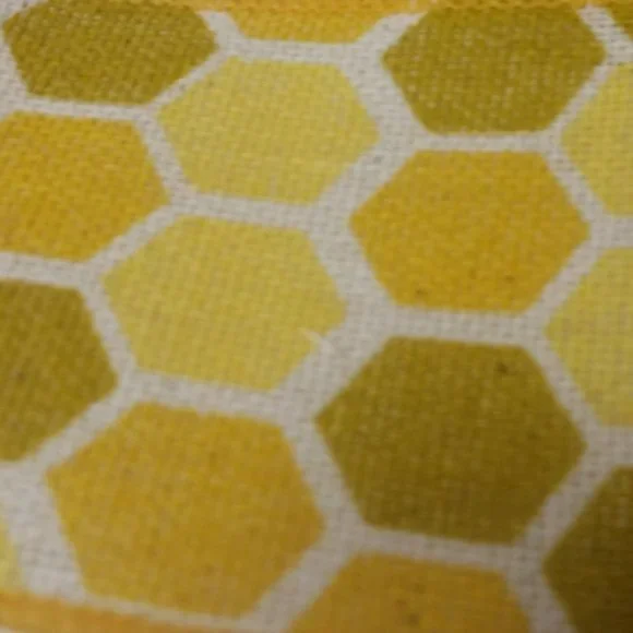 6 Rolls Wired Ribbon Honeycomb 1.5" & 2.5"